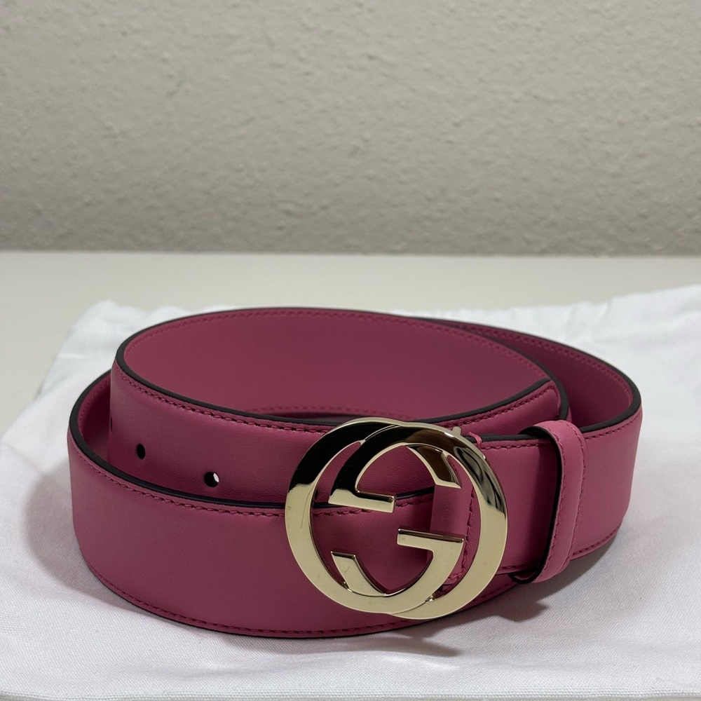 Gucci interlocking G Leather Belt
